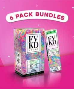6-PACK FVKD THCA SUGAR DISPOSABLE | 3.5g.